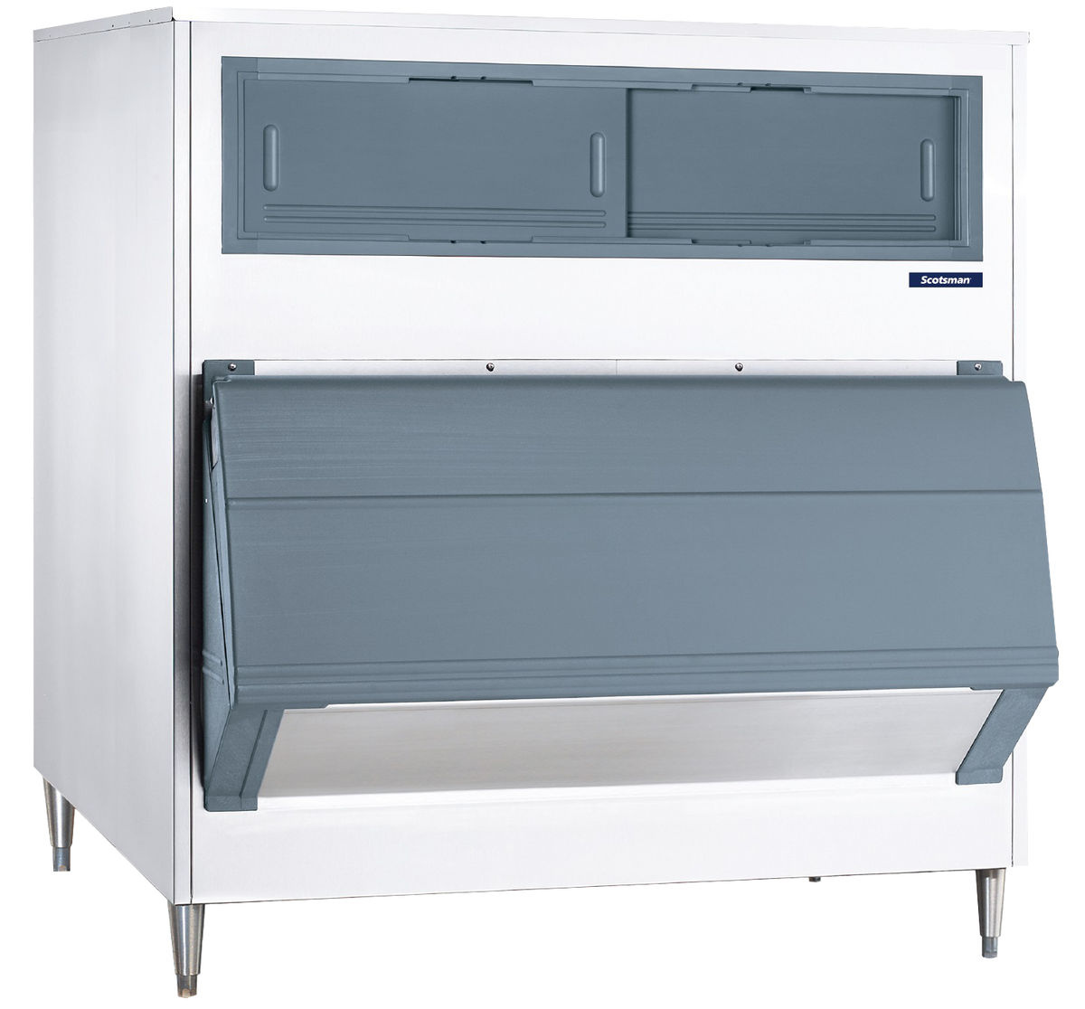 Commercial ice bins and storage