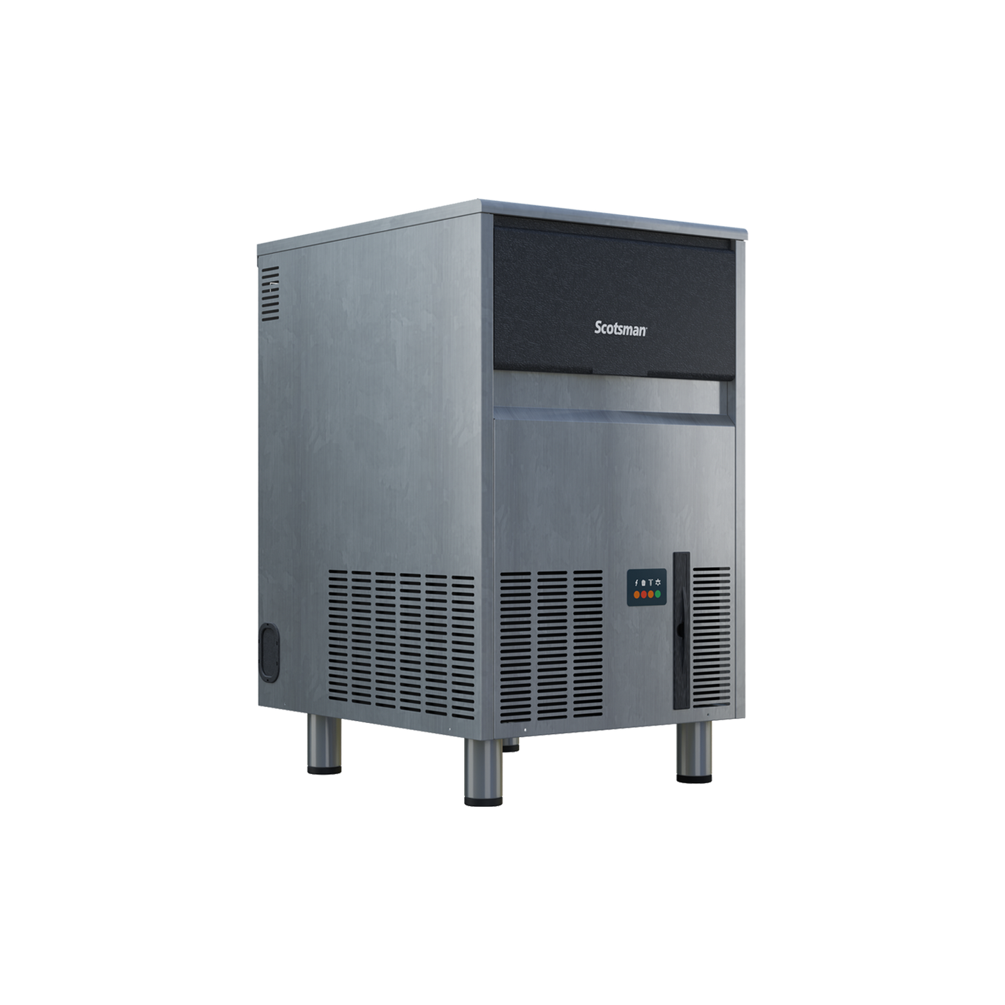 Scotsman UC0918GAX-1 Undercounter Air-Cooled Medium Cube Ice Maker with Bin — 95 lb/Day