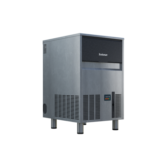 Scotsman UC0918GAX-1 Undercounter Air-Cooled Medium Cube Ice Maker with Bin — 95 lb/Day
